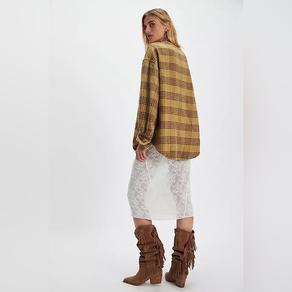 NWT Free People We The Free Perfect In Plaid Pullover - Picture 3 of 3